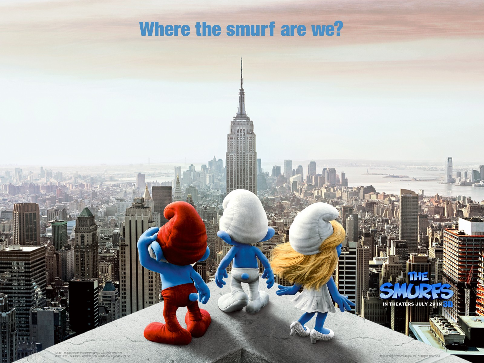 Animated Movie The Smurfs Backgrounds
