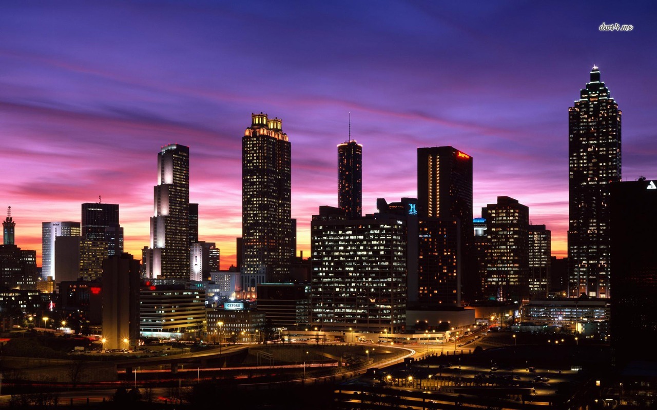 Atlanta Sunset Backgrounds