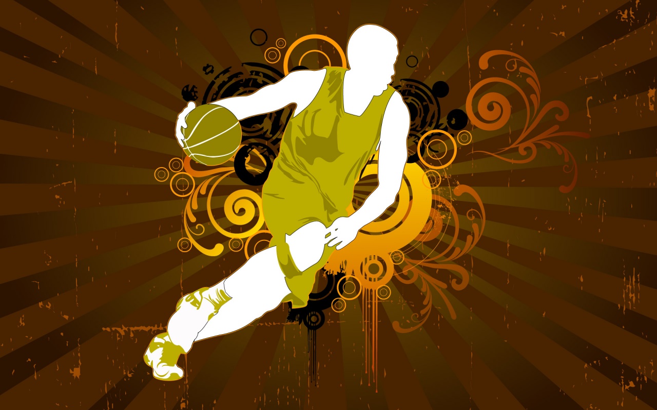 Basketball Play Vector Backgrounds