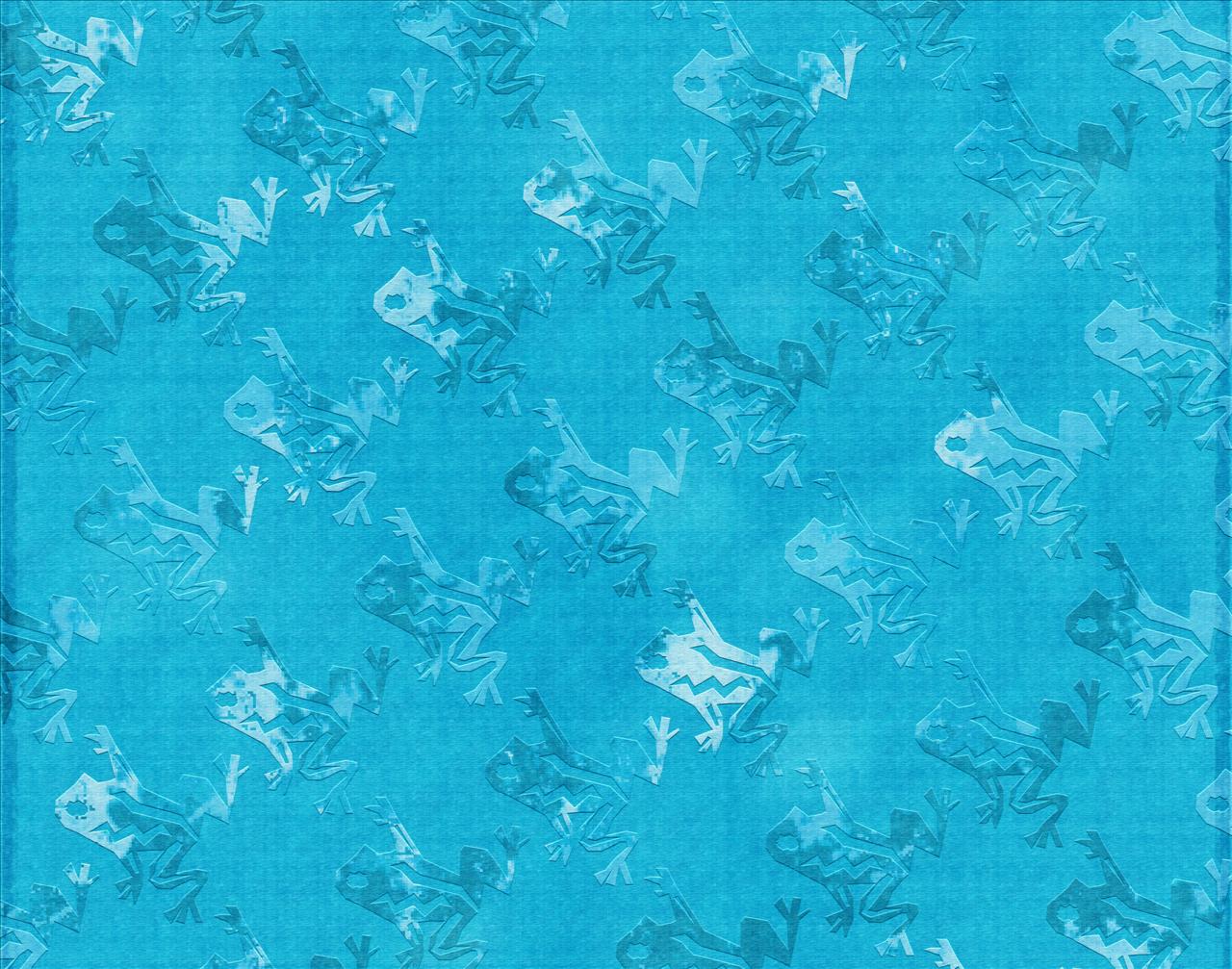 Blue Frogs Glory Backgrounds