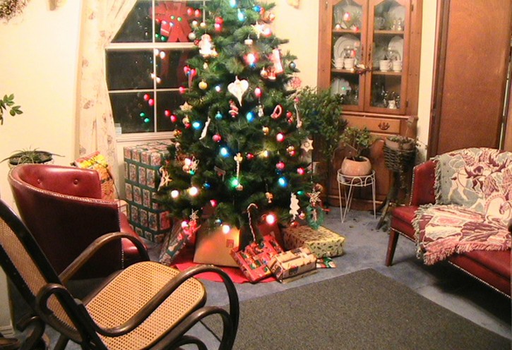 Christmas Room Interior Decoration