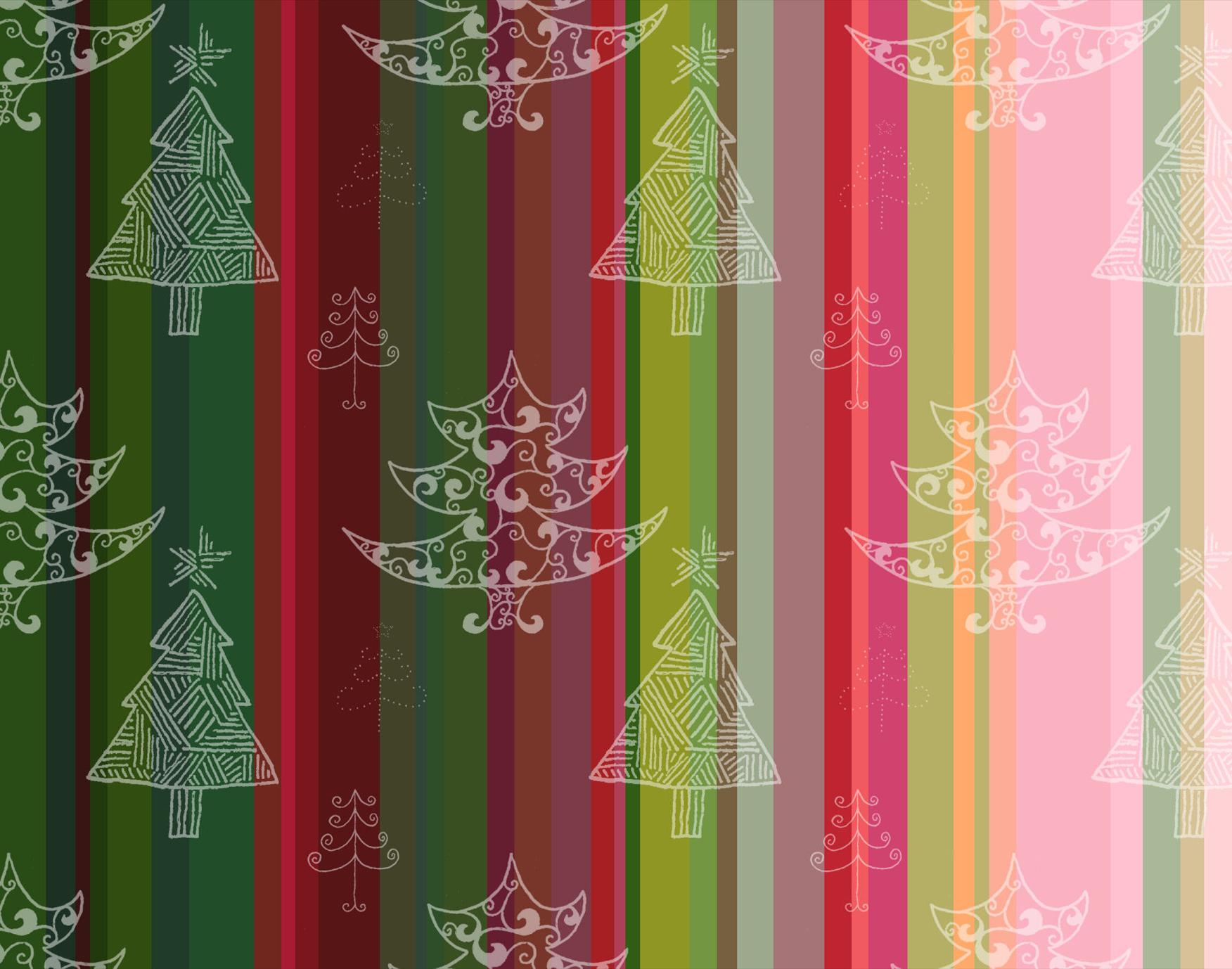Christmas Stripes coloured