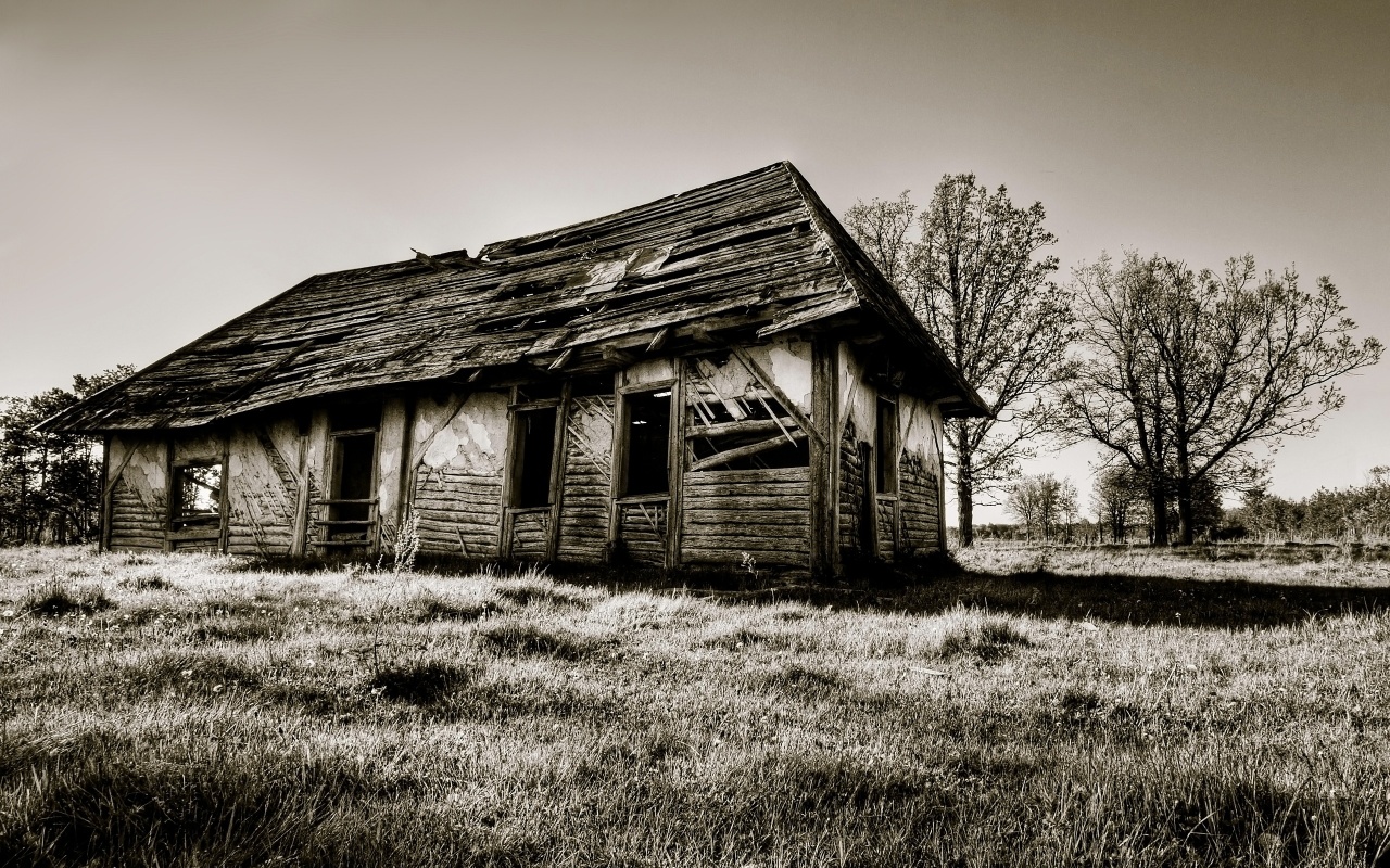 Decayed Old House Backgrounds