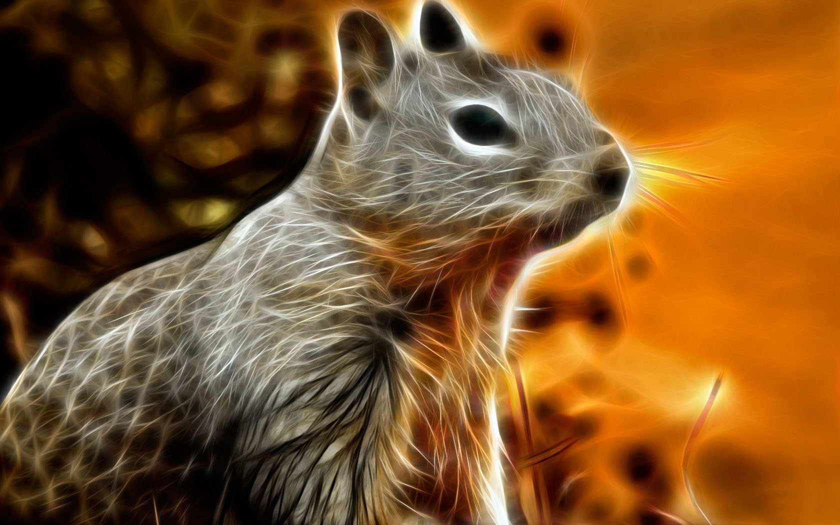 Digital Art Rodent Backgrounds