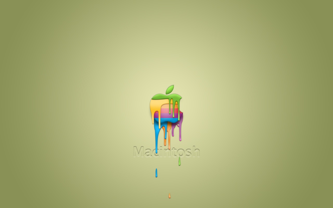 Dripping Paints Apple Backgrounds