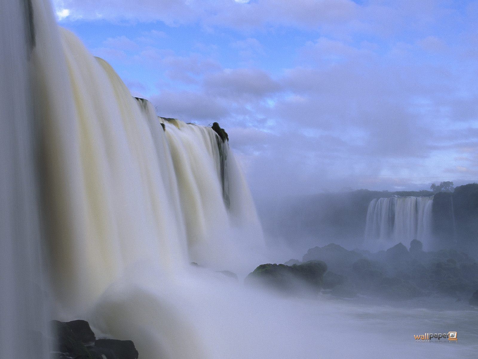 Falls Iguazu Brabant Waterfall Morne Mauritius Cascades Background