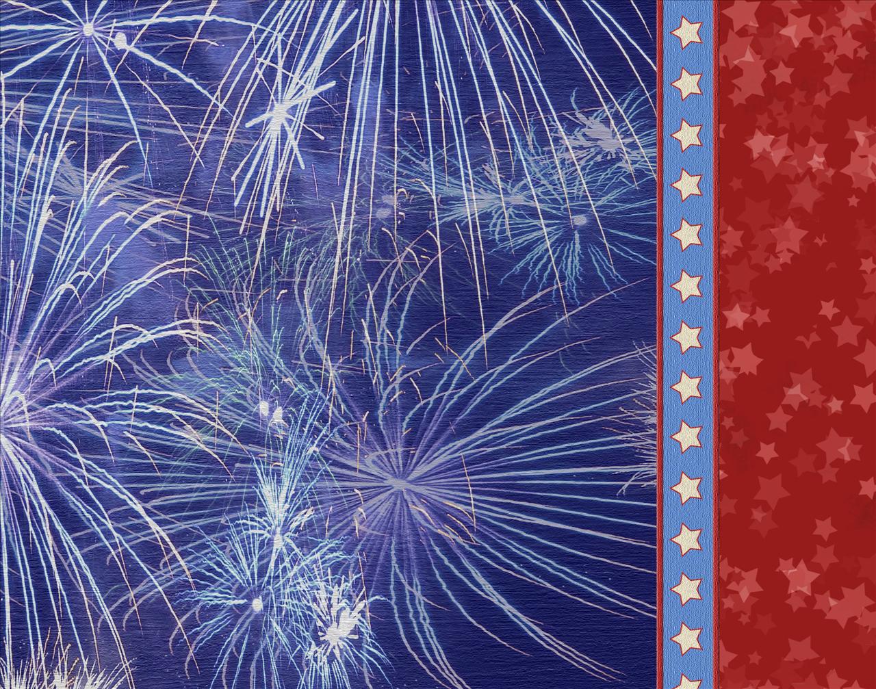 fireworks and stripes Backgrounds