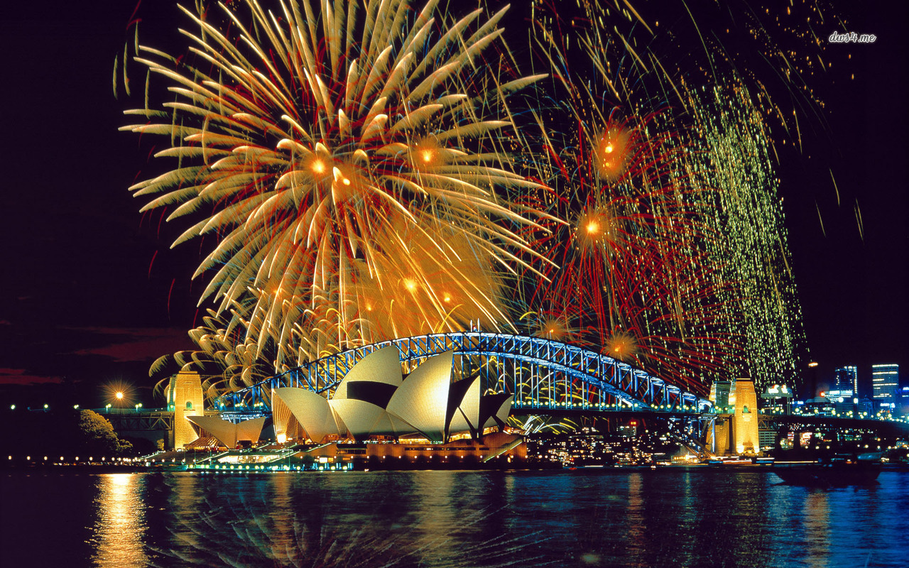 Fireworks in Sidney Backgrounds