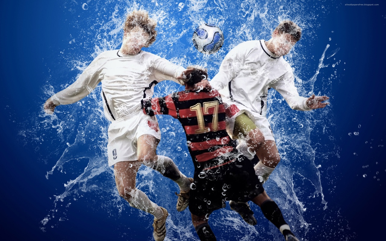 Football Water Splash