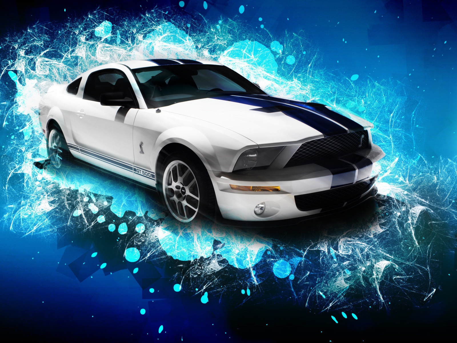 Ford Shelby GT500 Abstract Backgrounds