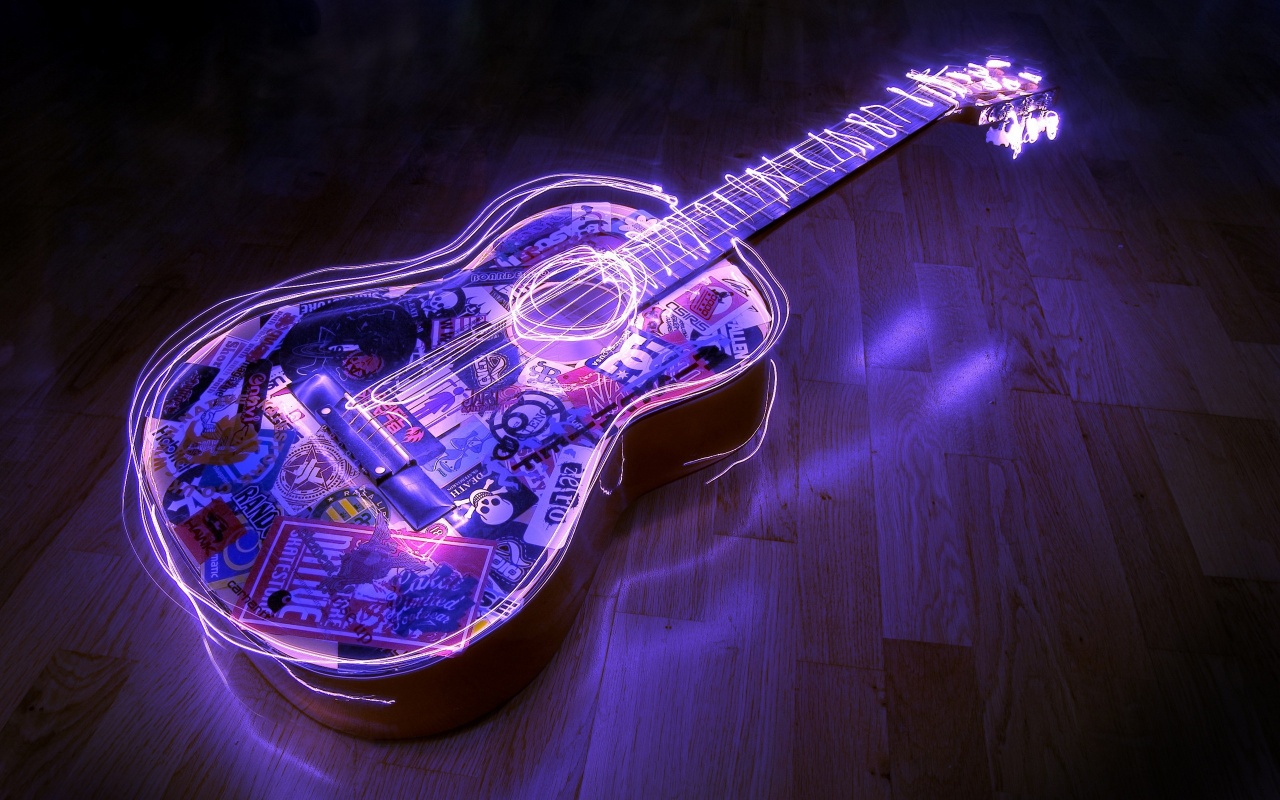 Guitar Digital Light