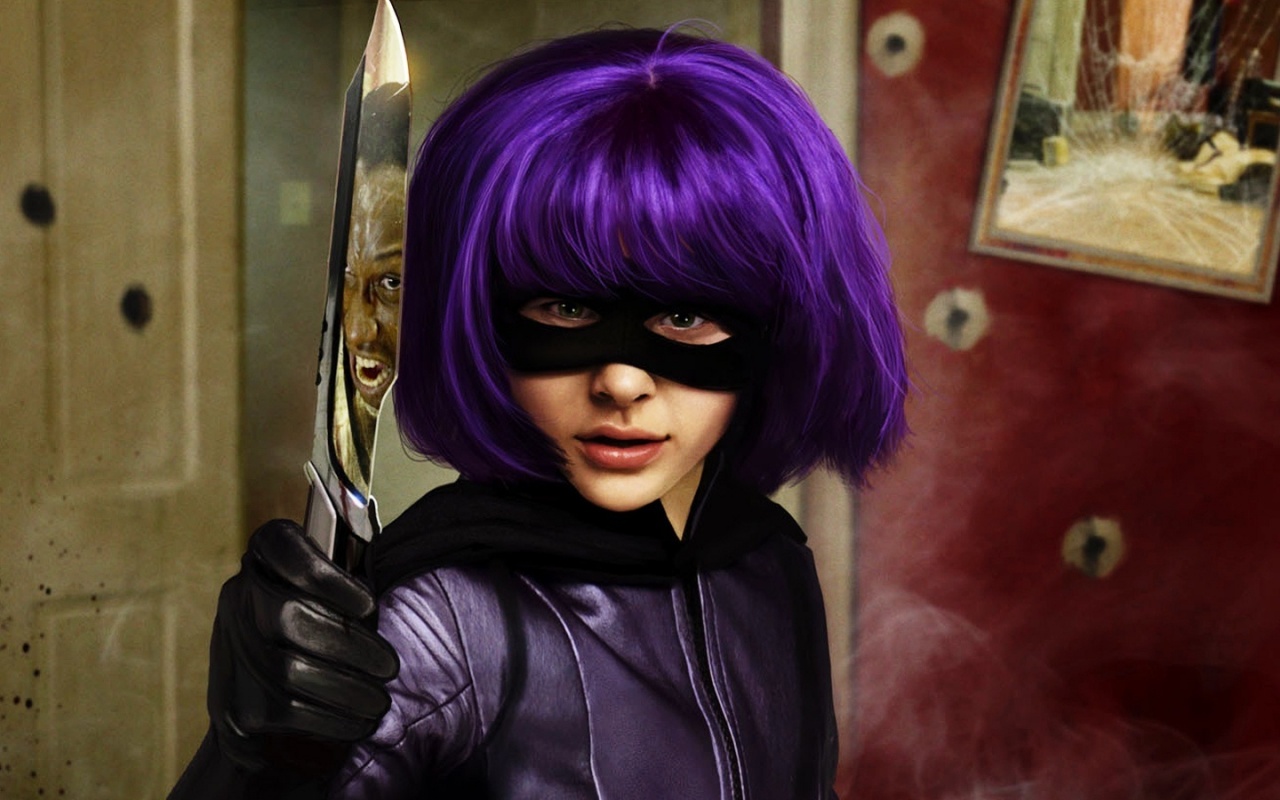 Hit Girl in Kick Ass Movie Backgrounds