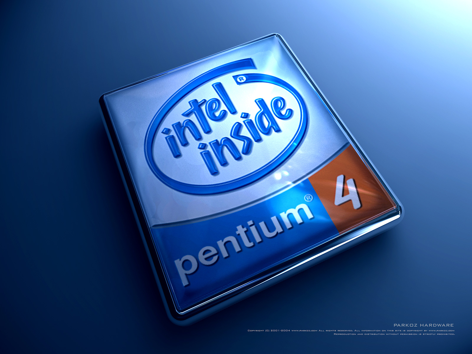 Intel Pentium 3D Logo Backgrounds