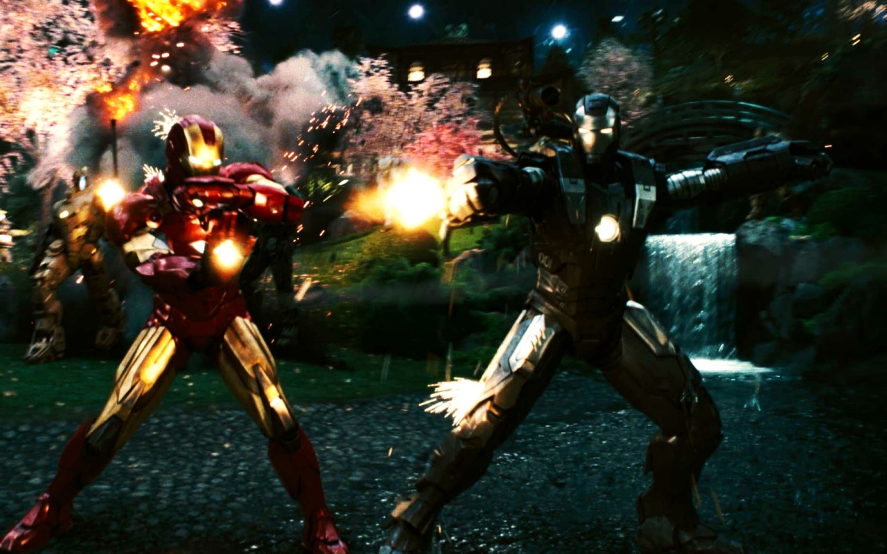 Iron Man 2 Climax Fight Scene Backgrounds
