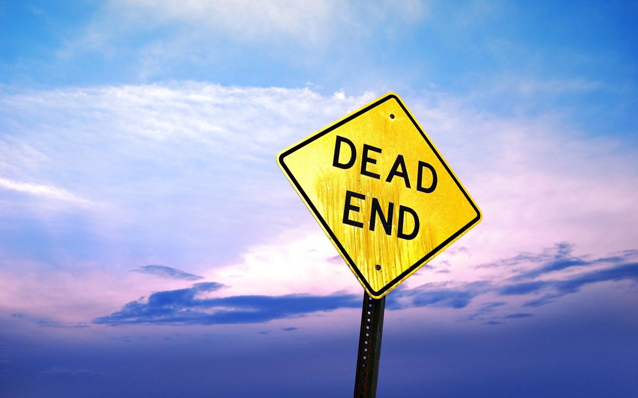 Ironic Message Dead End Backgrounds