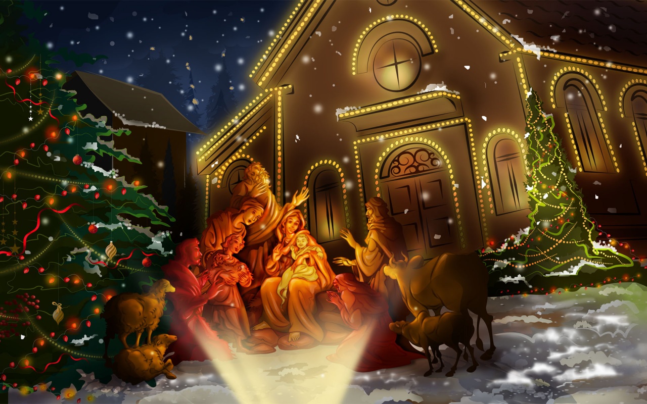 Jesus Birth Celebrations Backgrounds