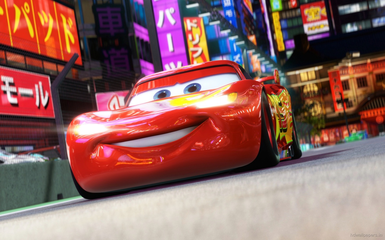 Lightning Mcqueen In Cars 2 Movie Backgrounds
