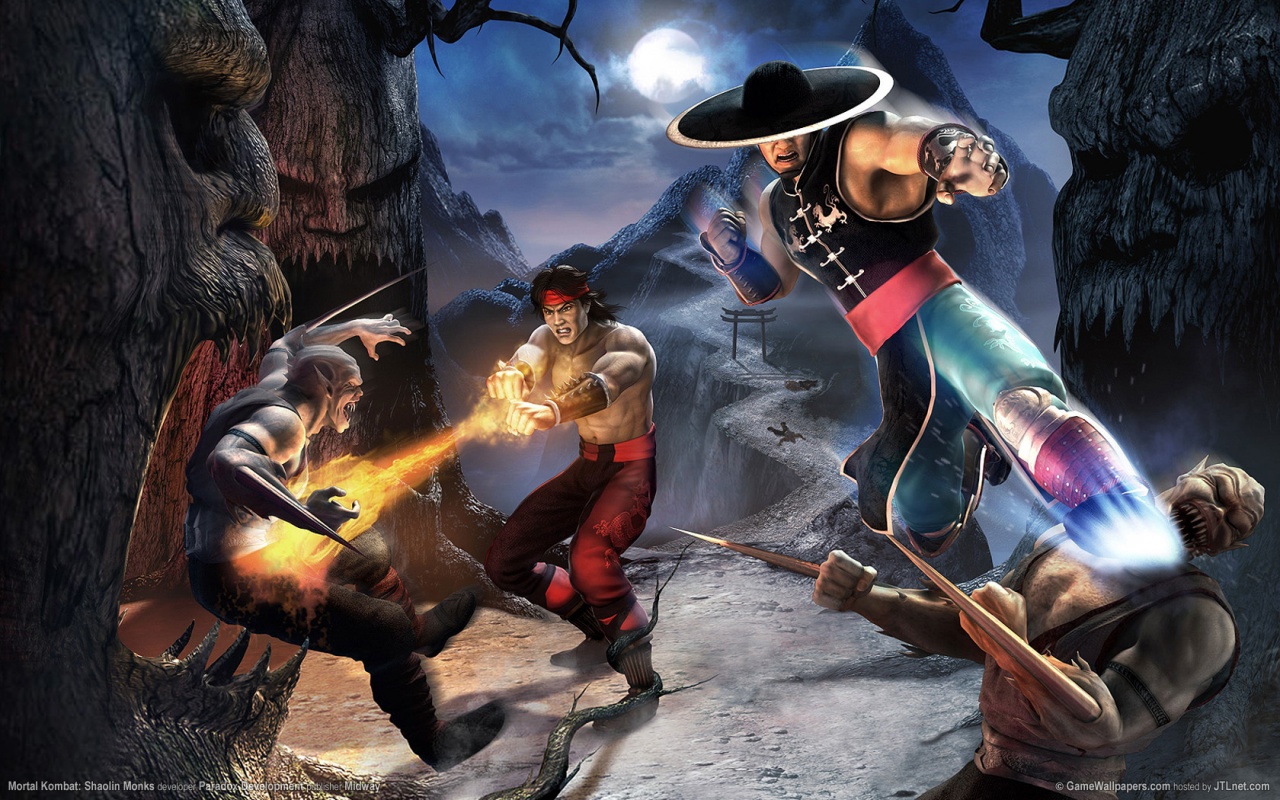 Mortal Kombat Shaolin Monks Game Backgrounds