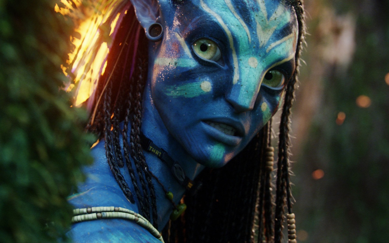 Neytiri As Warrior In Avatar Movie Backgrounds