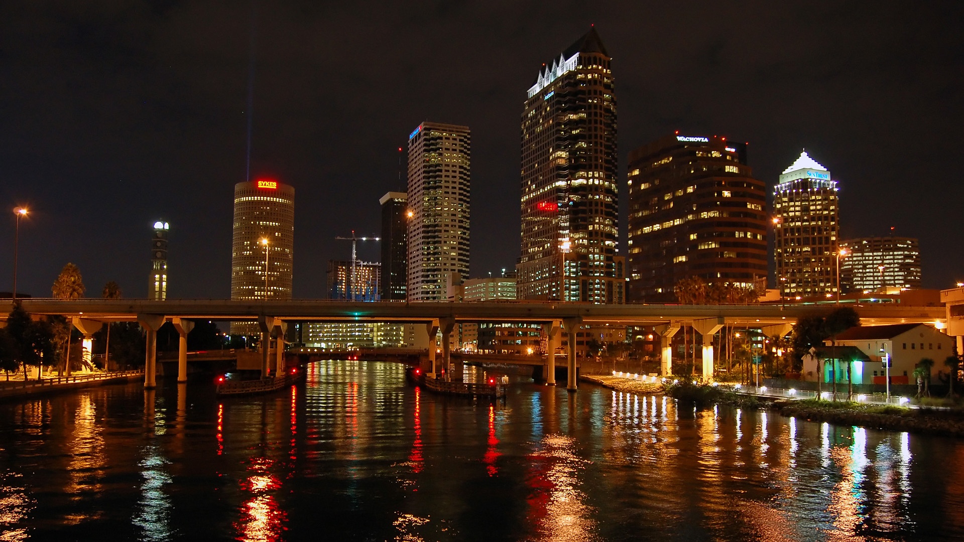 Tampa Bay Night Backgrounds