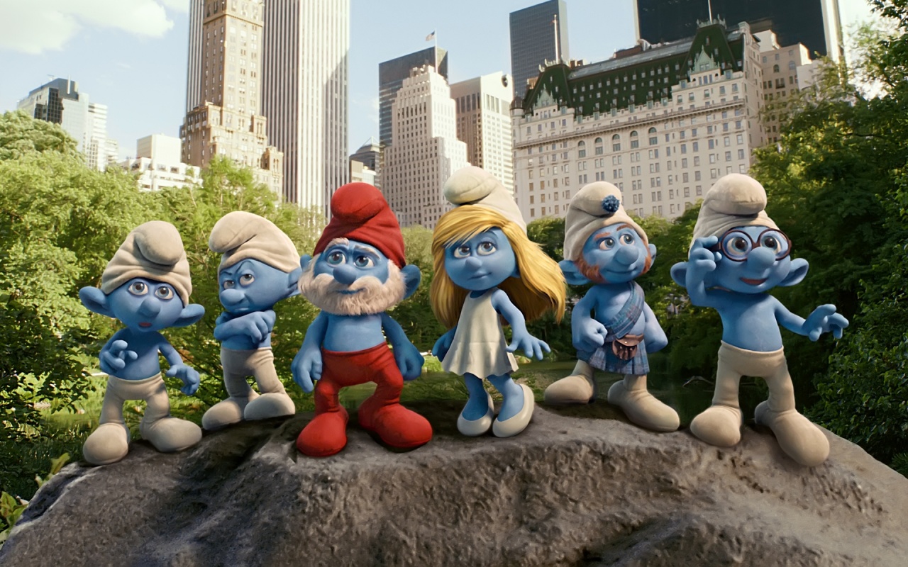 The Smurfs Play Backgrounds