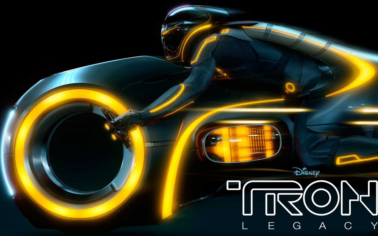 Tron Legacy Yellow Light Bike Backgrounds