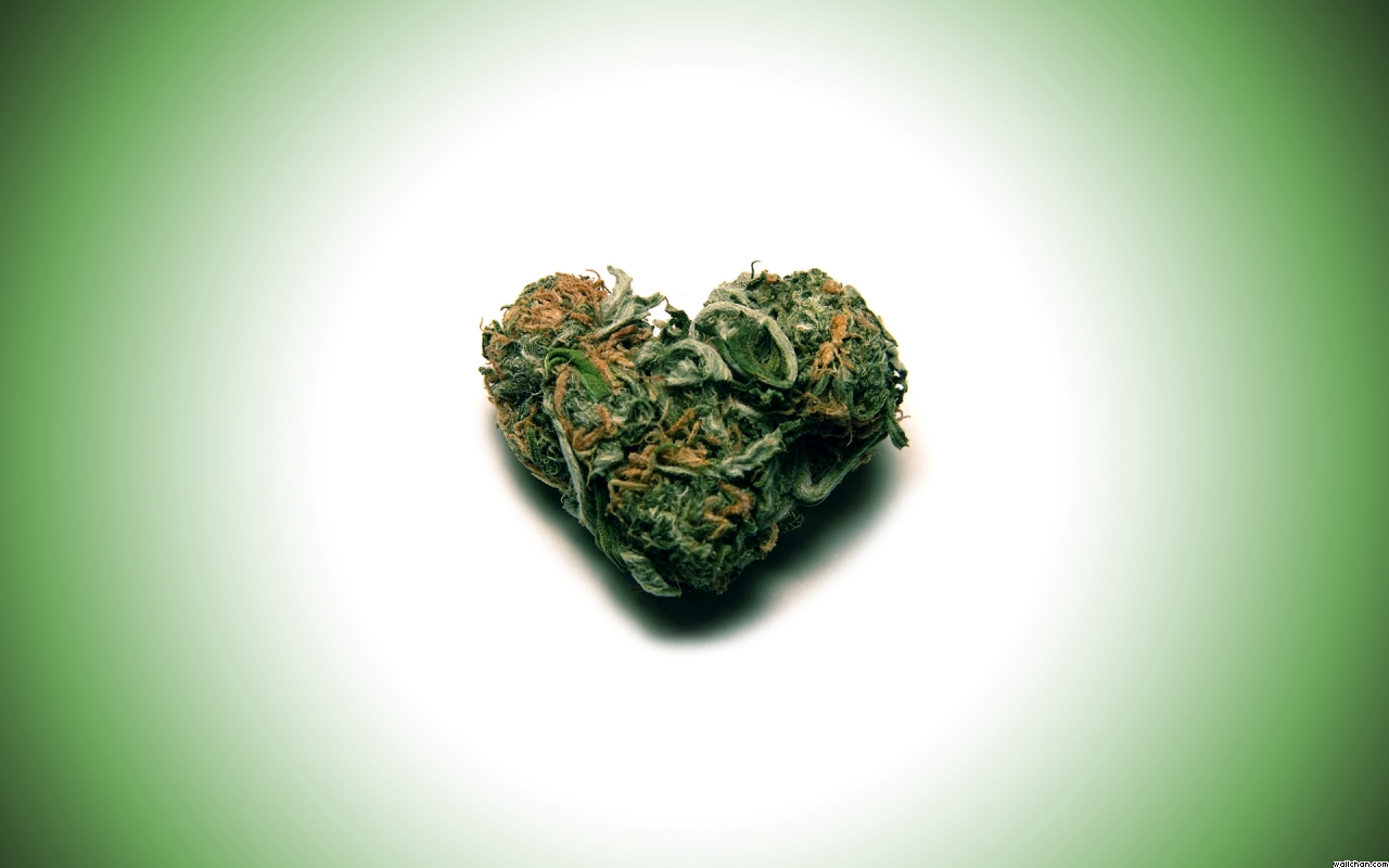Weed Heart Backgrounds