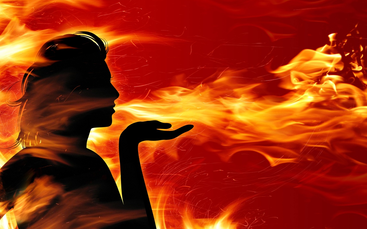 Women With Fire Show Backgrounds