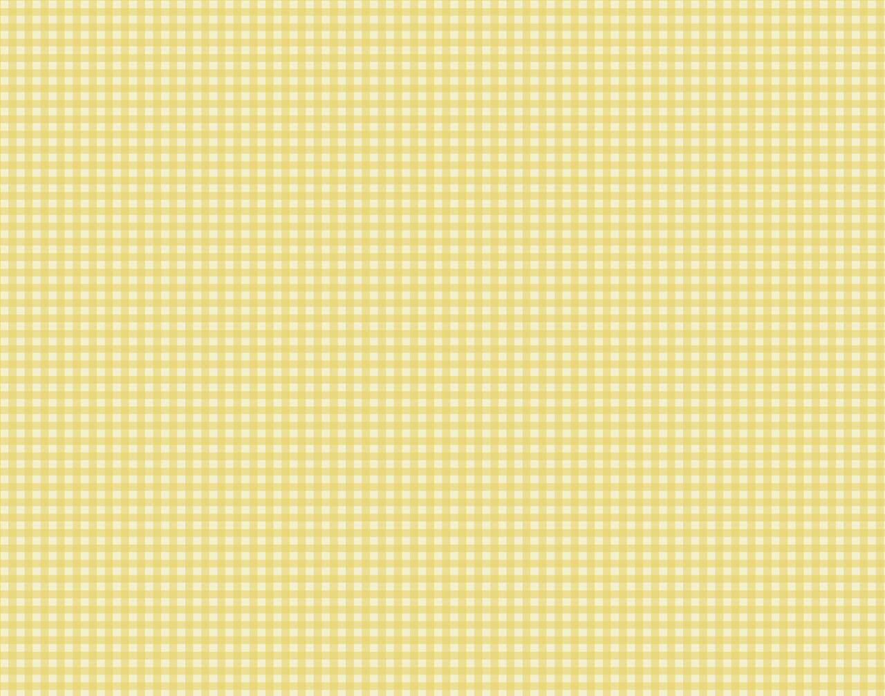Yellow Gingham Desktop Wallpaper