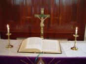 Altar and Bible st Johns Lutheran Backgrounds