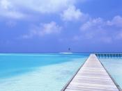Blue Sky Blue Water Backgrounds