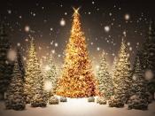 Christmas Tree Stars Backgrounds