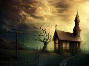 Chruch In Night Dreams Backgrounds