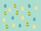 Eggs on Turquoi Backgrounds
