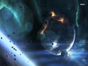 Exploding planet Backgrounds