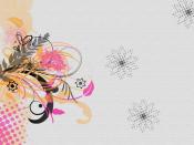 Floral Abstract Design Backgrounds