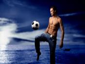 Football Play In Sea Shore Backgrounds