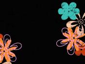 Funky Flowers Backgrounds