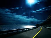 Highway Road Nights Backgrounds