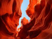 Hint of Sky, Lower Antelope Canyon Backgrounds