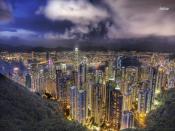 Hong Kong at Night Backgrounds
