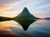 Iceland Volcano Landscape Backgrounds