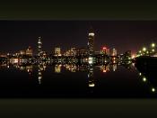 Night Cities Boston Landscapes Images Backgrounds