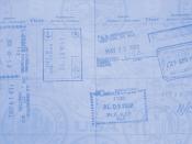 Passport Stamps Backgrounds