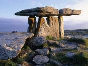 Poulnabrone Dolmen in the Burren Backgrounds