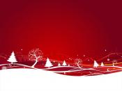 Red Winter Scene Backgrounds