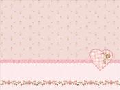 Rose Border with heart Backgrounds