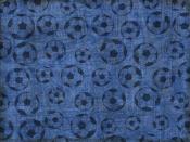 Soccer Blue Pattern Backgrounds
