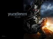 Wide Poster Transformers Movie