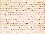 Words of Love with hearts Backgrounds